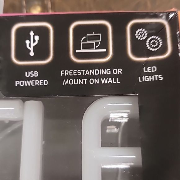 InnoVibe White LED Neon Hustle Hanging ir Freestanding Sign - Picture 9 of 10